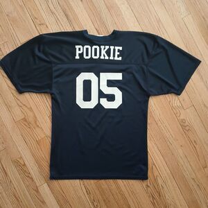 Don Alleson Athletic Football Jersey 05 Pookie LARGE Blue Mesh Sport Shirt NEW